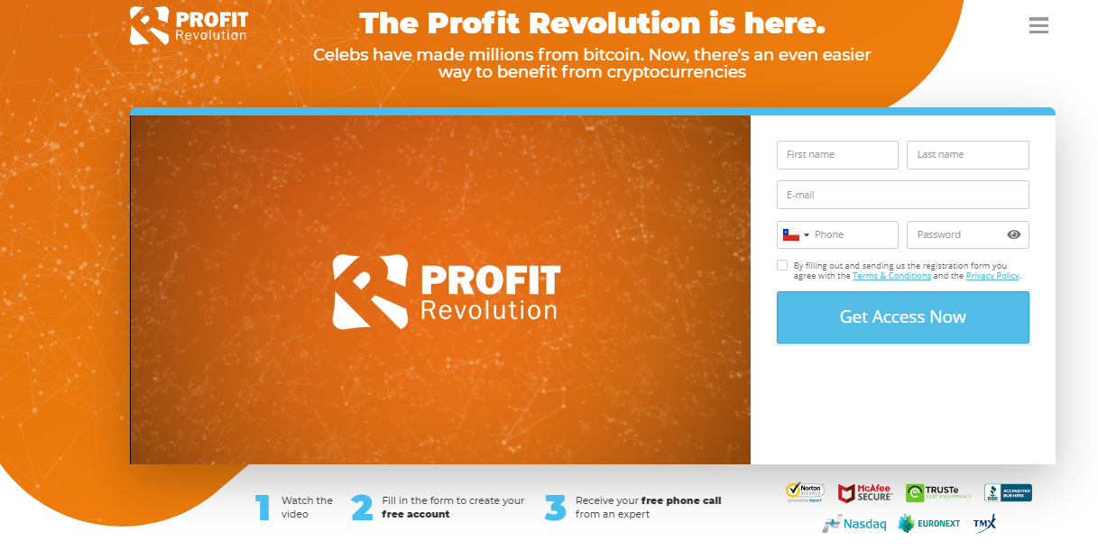 Profit Revolution signup